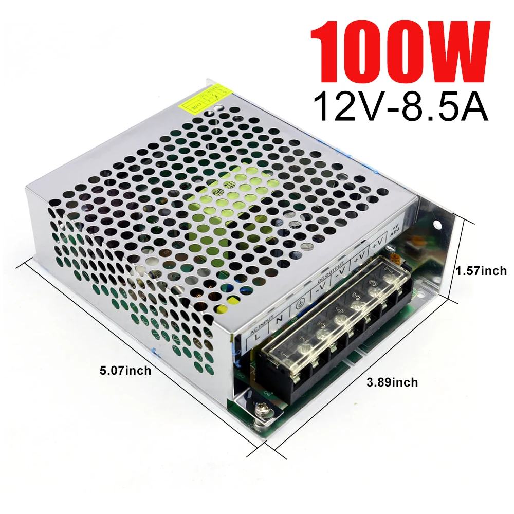 Питание AC-DC 12V 3A 5A 10A 15A 20A 30A 40A 42A 60A трансформатор для освещения светодиодный свет полосы переключения драйвер адаптера питания