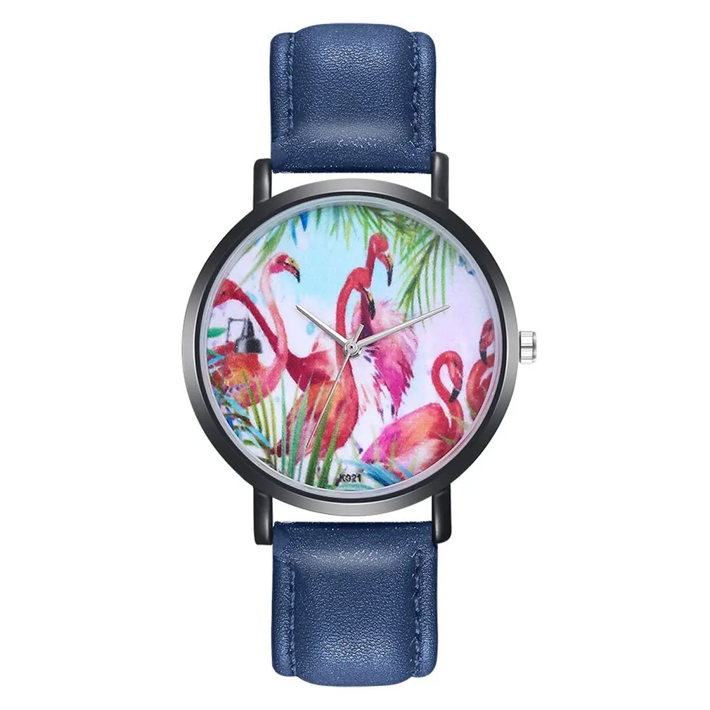 Женские часы кварцевые многоцветные кожаный ремешок наручные аналоговый Reloj femen |