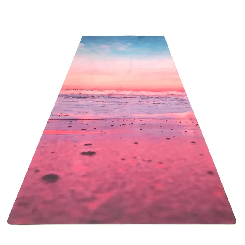 

Literary Comfort Yoga Fitness Mat Suede Rubber Non-slip Health Soft Comfortable Yoga Mat Printing Yoga Mat Fitness Mat