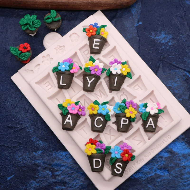 Силиконовая форма для выпечки цветов букв алфавита | Дом и сад