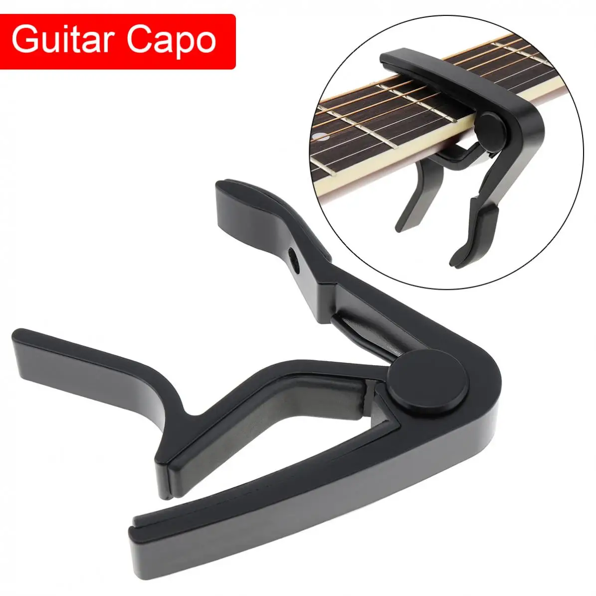 

Slade Metal Alloy Guitar Capo with Perfect Silicon Cushion for Guitar Ukulele Tuning