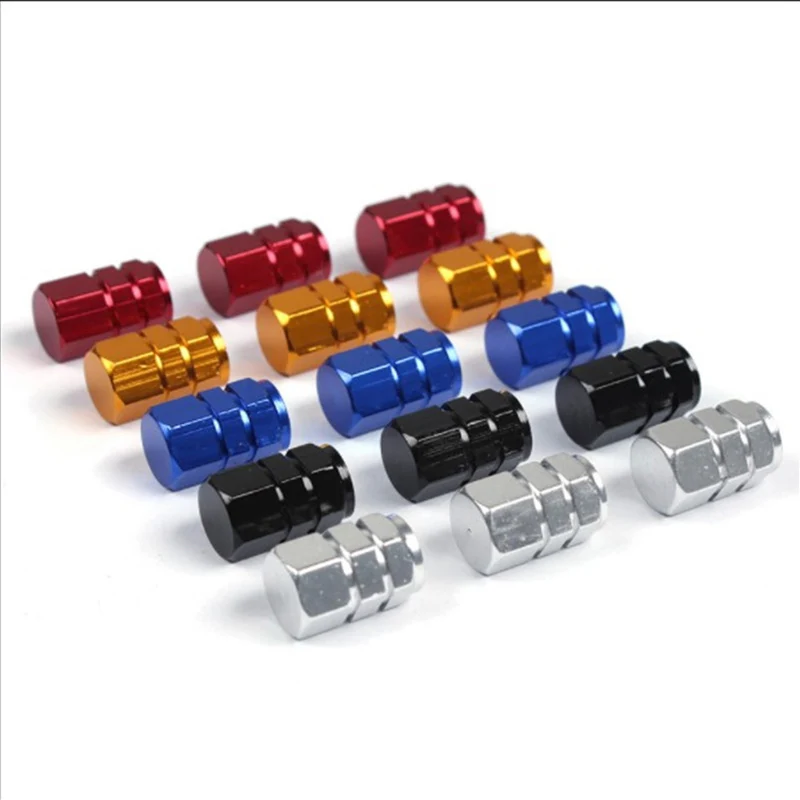 

4PCS Air Caps Cove Levert Car Tire Valve Stem caps Bolt-in Aluminum Theftproof Wheel Tires Valves Tyre Stem