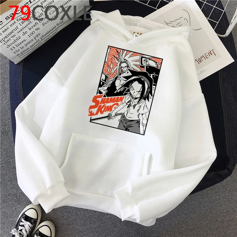 

Толстовка Shaman King мужская с капюшоном, худи в стиле хип-хоп, с принтом в стиле аниме, y2k