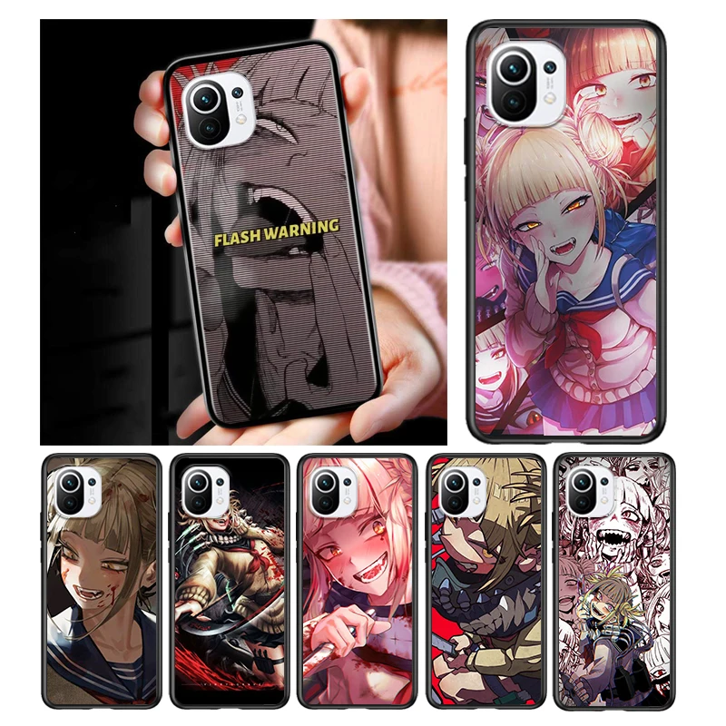 

Anime Himiko Toga for Xiaomi Mi 11 10 Ultra 11T 10T Note10 Pro Lite 11i 10i 10S 5G Soft Black Phone Case Cover