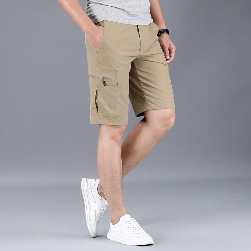 

Huncher Men's Casual Shorts 2021 Summer Solid Plus Size Side Pockets Board Shorts Green Relaxed Fit Sweat Joggers Short Pants