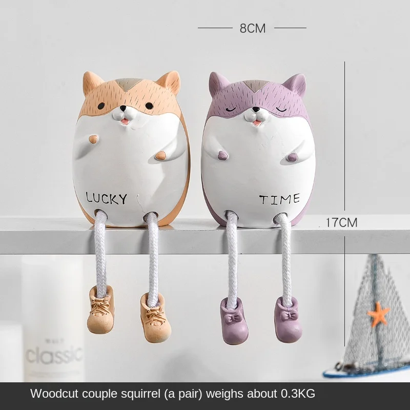 

Cartoon Hanging Leg Hanging Leg Doll Ornaments Bedroom Indoor Girl's Room Creative Cute Small Ornament Gift