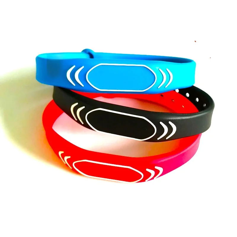 125 кГц RFID Браслет EM4100 Силиконовые близость смарт часы Тип браслет 1 шт случайный цвет