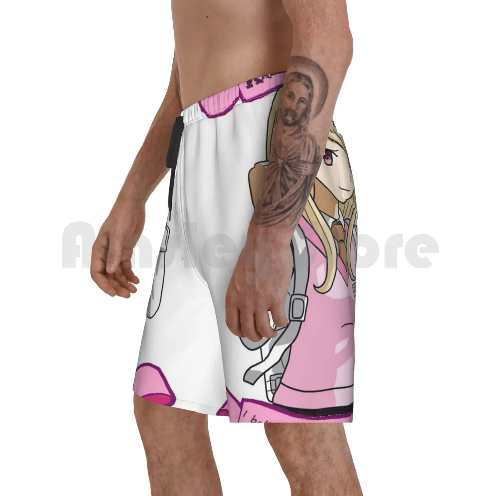 

Kaede Akamatsu Beach Shorts Men Beach Pants Swimwear Danganronpa Drv3 Danganronpa V3 Killing Harmony Anime Games