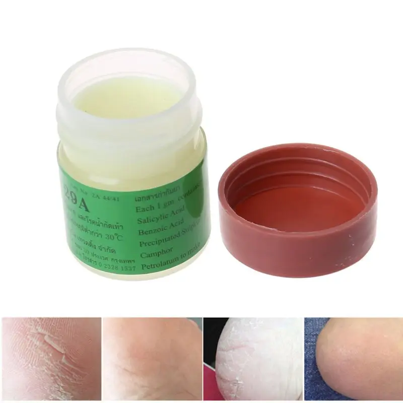 

7.5g Antimicrobial Foot Cream Anti Fungal Natural Ointment Salicylic Acid for Psoriasis Eczema Relieve Itching Leg Skin Care