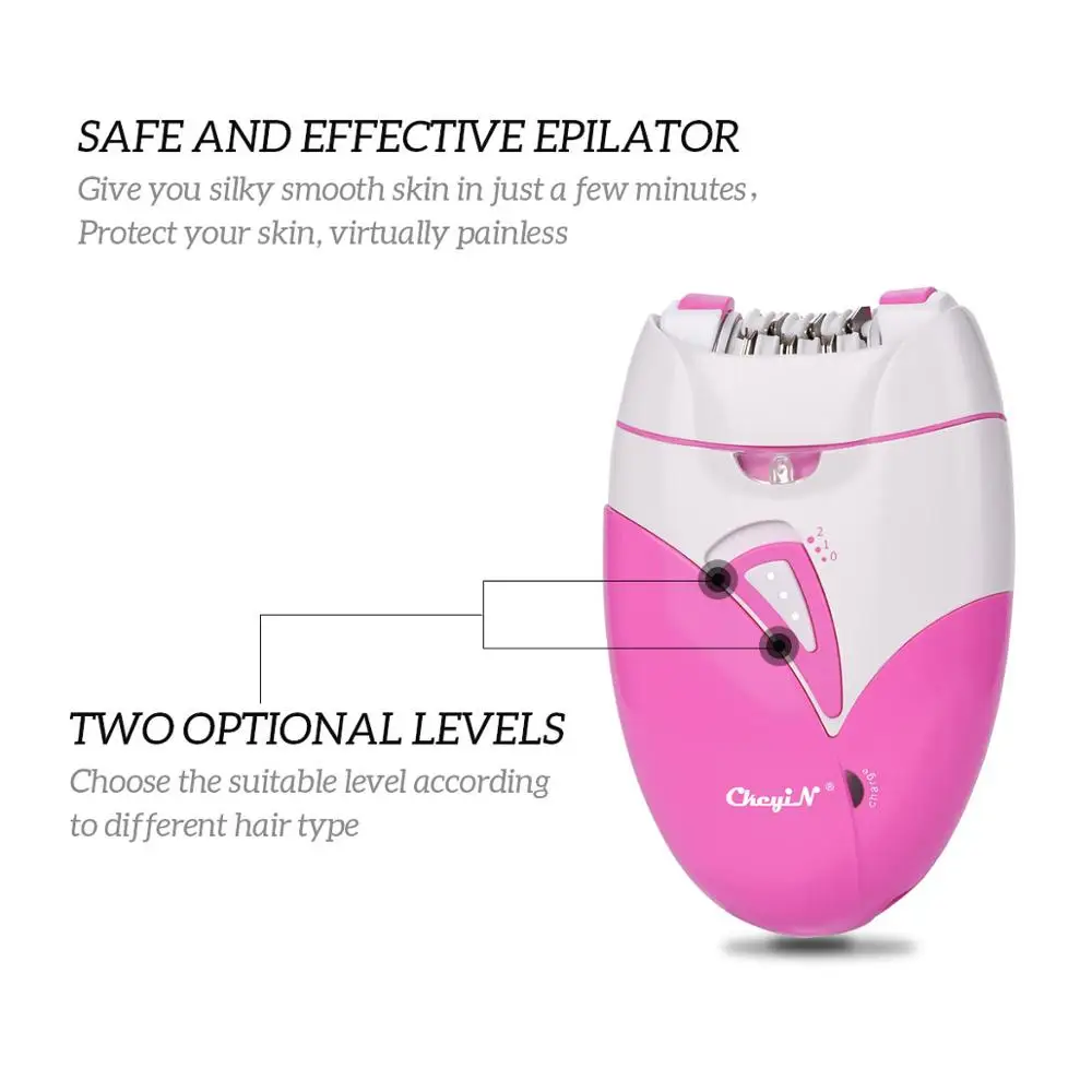 

Woman's Hair Epilator USB Charge Hair Removal Machine Electric Rechargeable Lady Shaving Bikini Trimmer Legs Body Hair Removal
