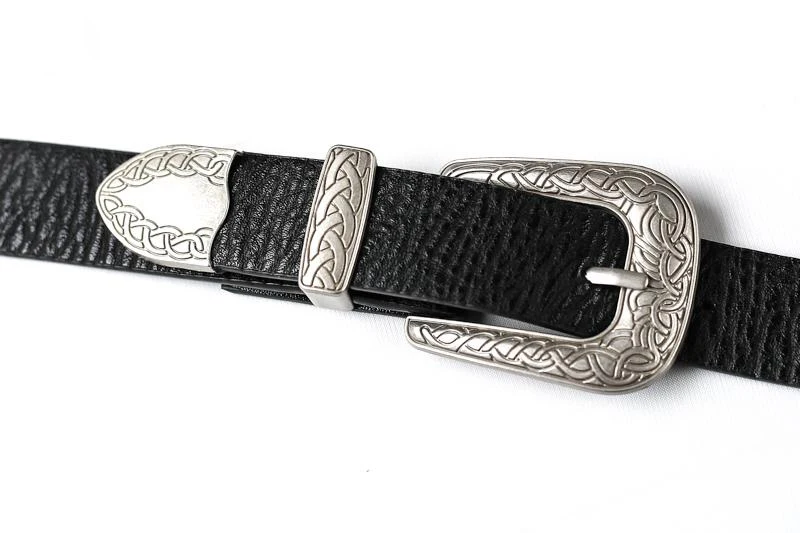 

Fashion Women Ladies Vintage Retro Boho Leather Belt Double Metal Buckle Waist Belt Waistband