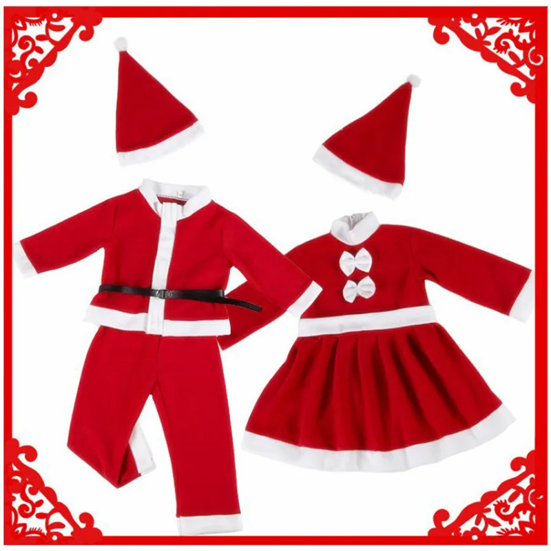 Одежда для маленьких мальчиков и девочек одежда рождественской вечеринки