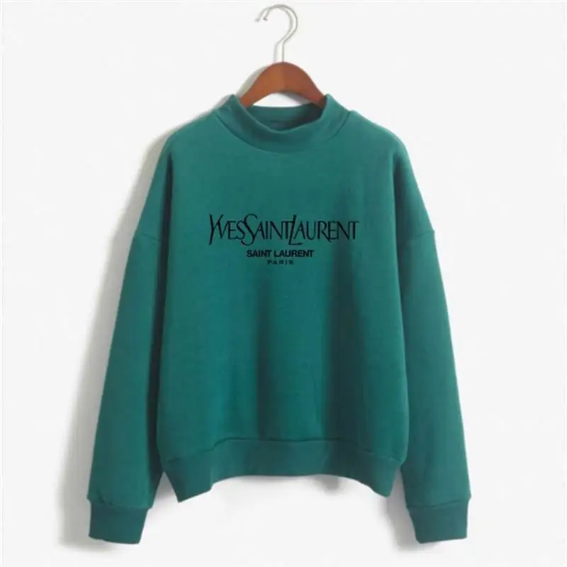 

O-neck long-sleeved letter print 2020 new women's kawaii women pullover sweatshirt large size cotton 2XL thick girls