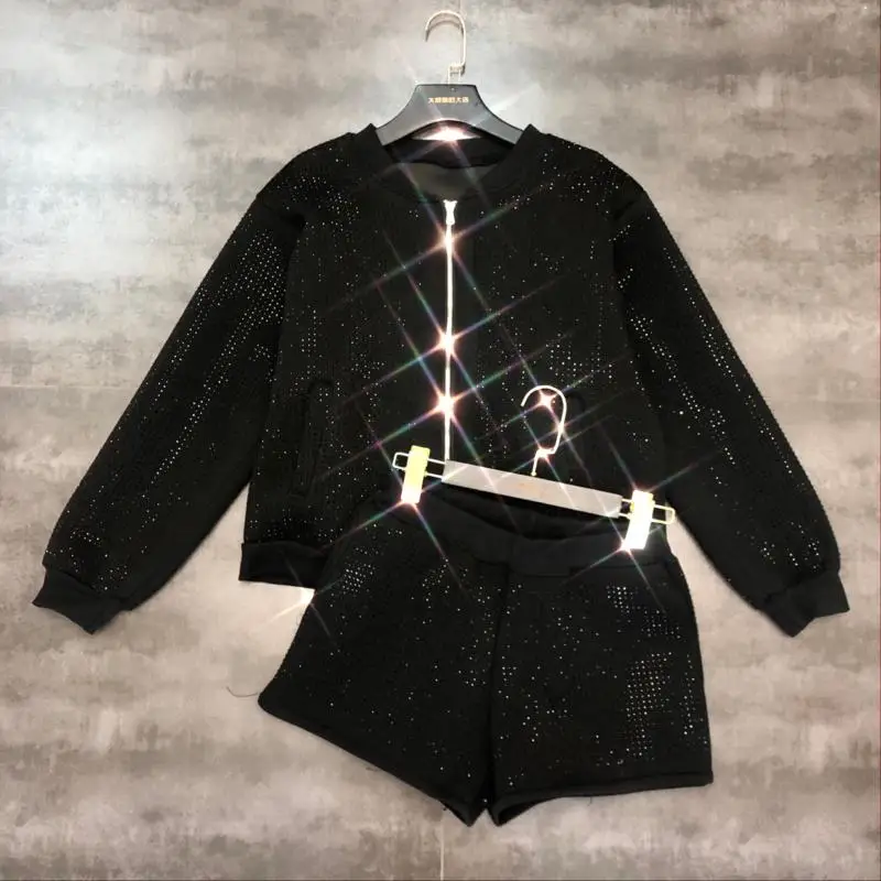 2019 Осенняя Новинка Звездное горячее сверление пространство хлопковая куртка на