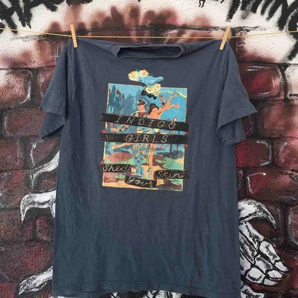 Винтажная футболка группы Indigo Girls из 90-х.