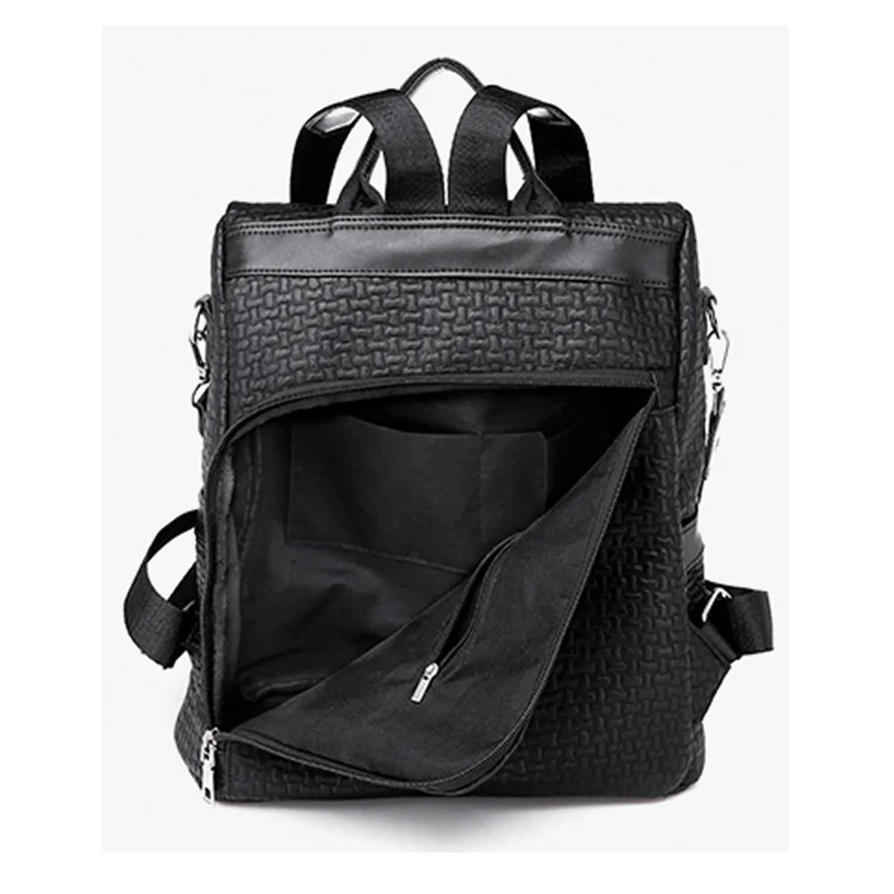 

Multifunction Anti-theft Backpack for Women Fashion Pu Leather Shoulder School Bag for Girls Large Capacity Travel Bags Mochilas