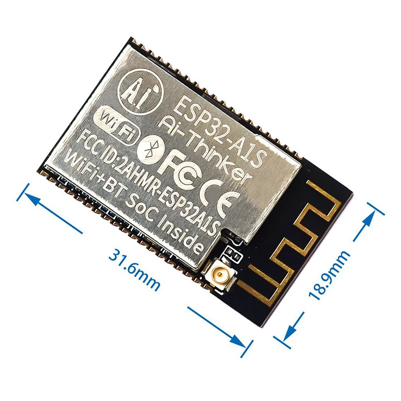 ESP-32-A1S WiFi + Bluetooth-совместимый модуль ESP32 серийный к Wi-Fi/аудиомодулю/Φ для