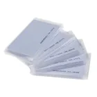 10 шт. ISO14443A 13,56 МГц MF S50 бесконтактная смарт-карта, пассивная рчид-карта, бирка 0,8 мм, тонкая ПВХ-пластиковая карта управления доступом