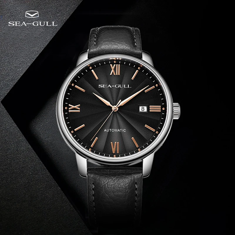 

2020 Seagull Men's Watch Automatic Mechanical Watch Simple Business Calendar Sapphire Watch 819.27.6084