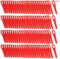 100pcslot swing abs plastic blade pendants for cordless grass trimmer garden timmer tool parts garden tool