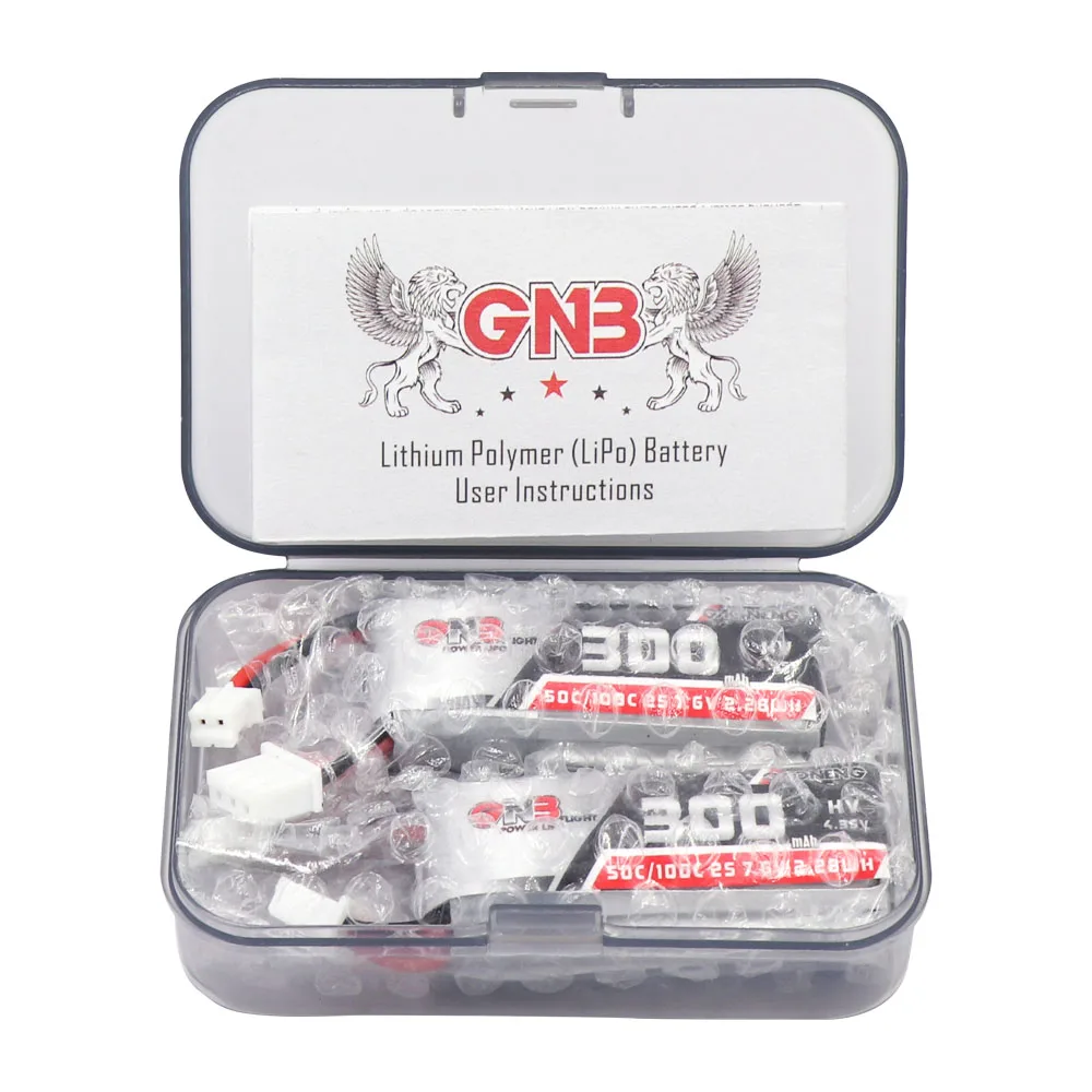 2 шт. Gaoneng GNB 300 мАч 2S 7 6 В 50C/100C HV Lipo аккумулятор с PH2.0 разъемом для EMAX TINYHAWK S