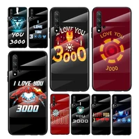 marve love you 3000 for honor 30 20 10 9x 8x pro plus lite tempered glass tempered glass hot new shell luxury cover phone case