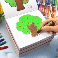 12 volumeset animal vegetable plant cartoon baby drawing book coloring books for kids children painting libros age 3 9 toy