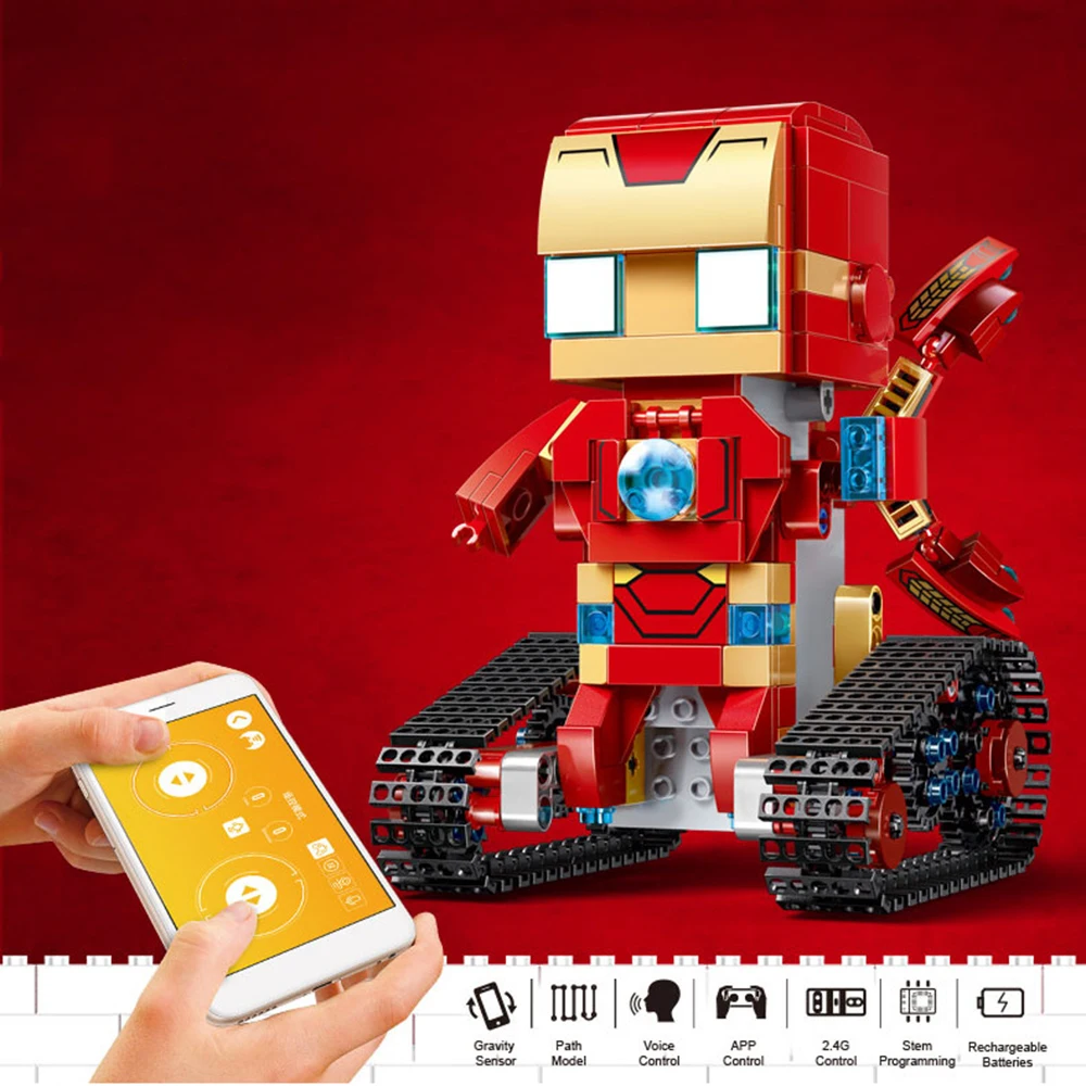 RC строительный блок приложение управление техника игрушки Кирпичи набор приложение Программирование строительные блоки творческие блоки Кирпич детская игрушка подарок