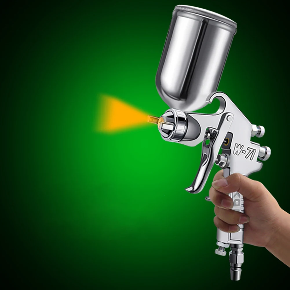 

Lightweight W-71 400ml Oiler Pneumatic Airbrush Sprayer High-Atomization Spraying Paint for Furniture Car Painting Tool