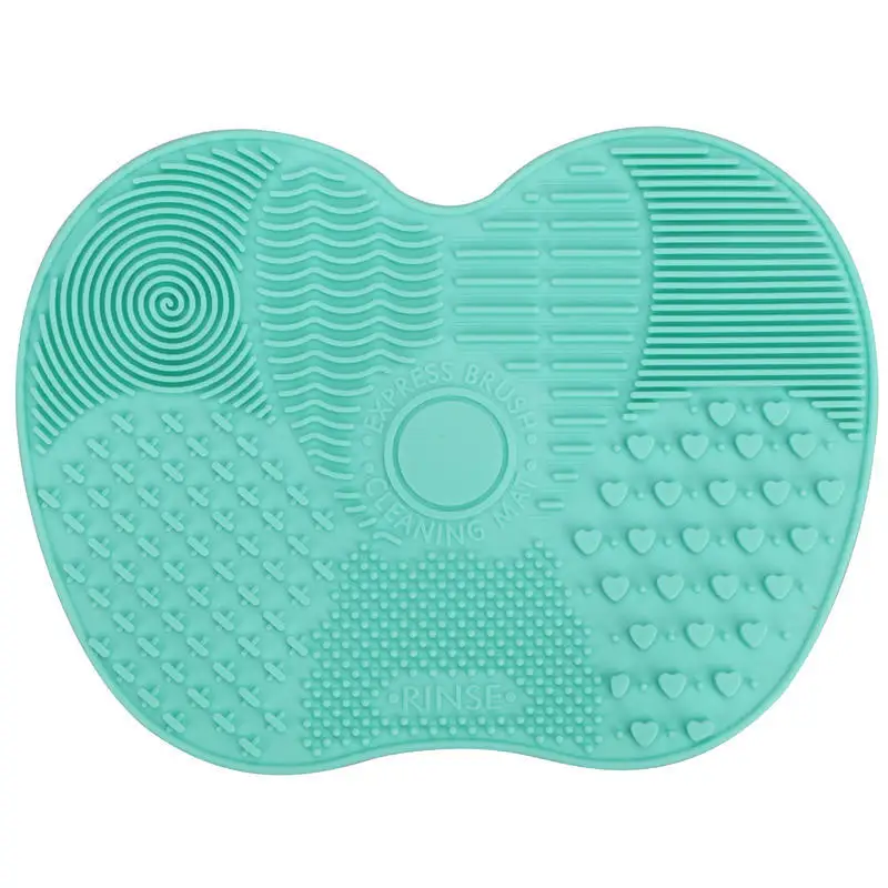 Силиконовая Косметическая щетка коврик для очистки основы кисти макияжа мытья