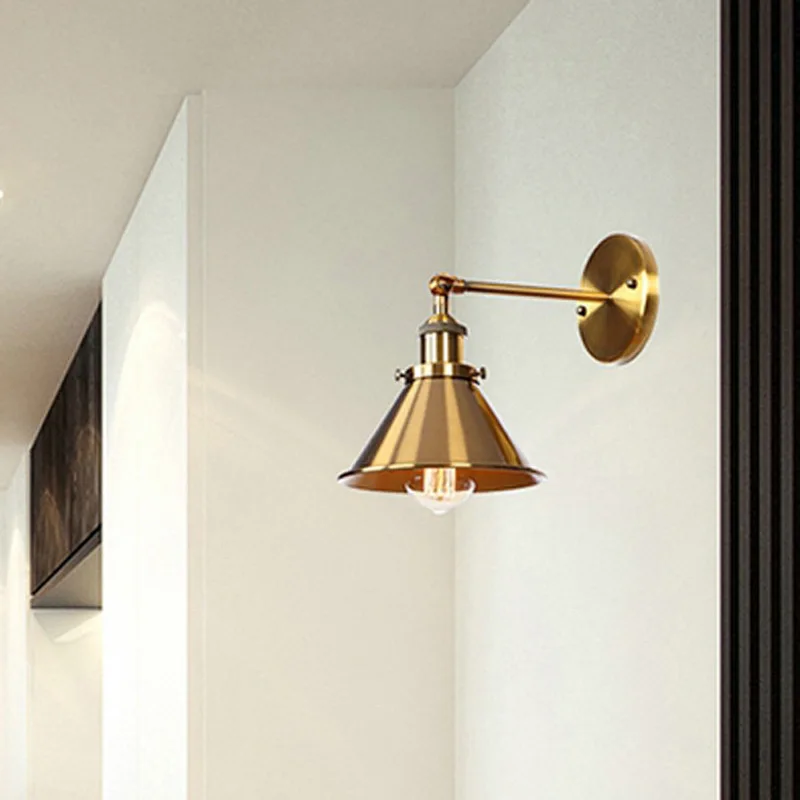 

vintage light iron aisle dining room corridor cabecero de cama espelho