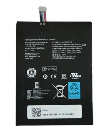 

3650mAh Battery For Lenovo IdeaTab lepad A1000 A1010 A5000 A3000 A3000-H Batterie Batterij L12D1P31 L12T1P33