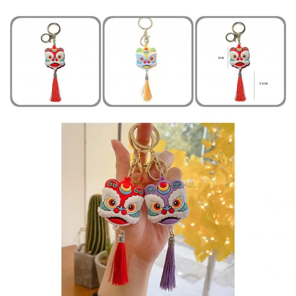

Delicate Multi-colored Anti-deform Tassels Pendant Keychains for Schoolbag