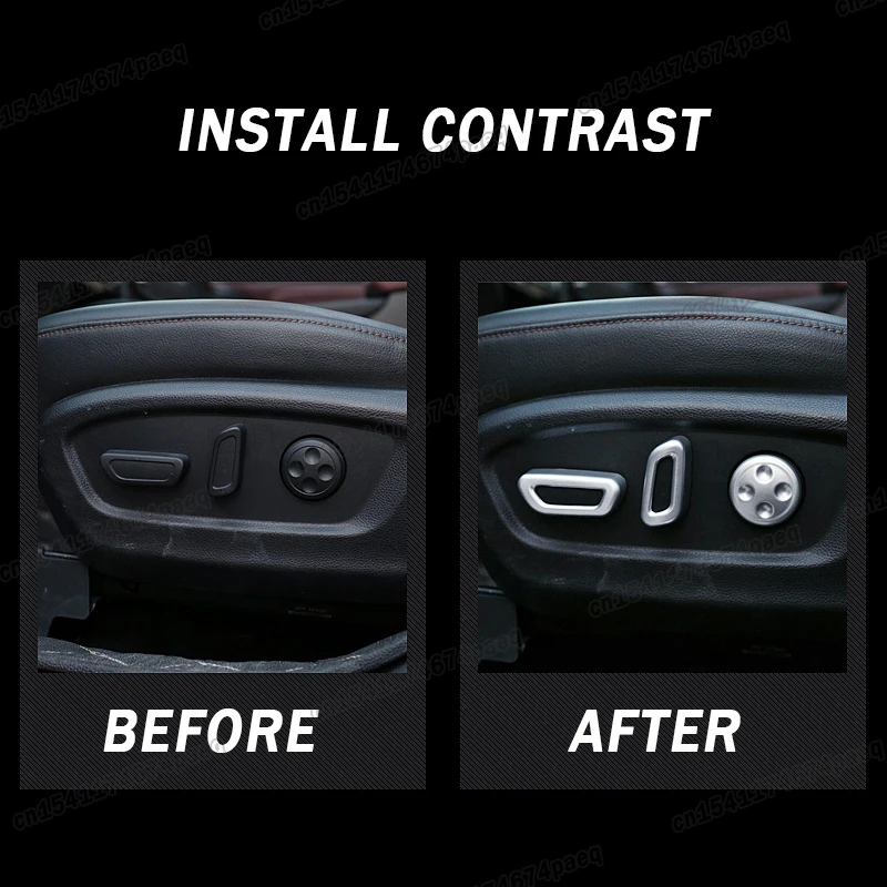 Накладка на ручку управления автомобильным сиденьем хромированная отделка для