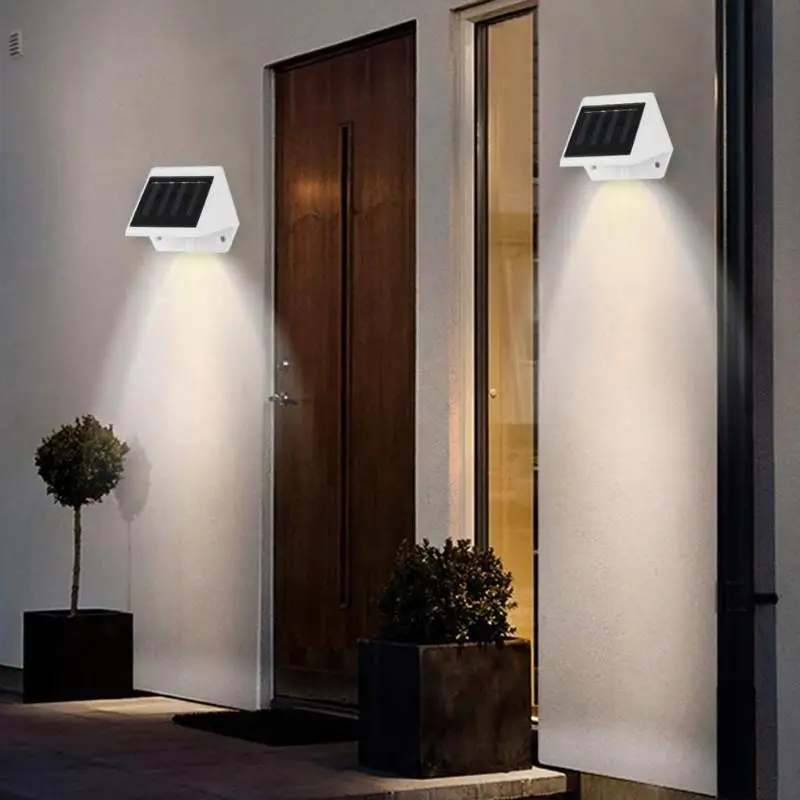 Светодиодный Светильники для крыльца солнечное освещение улицы заката до