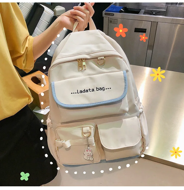 

2021 new school bag Travel casual and light backpack casual waterproof girl rugzak meisje vrouwen kanken backpack