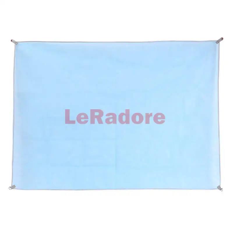 Пляжный коврик с песком Magic Sand Free водонепроницаемый переносной пляжный 4 штифтами