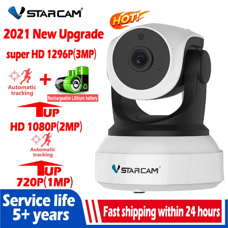 Оригинальный Vstarcam 1080P IP Камера C24S Wi Fi для наблюдения CCTV безопасности ИК Ночное