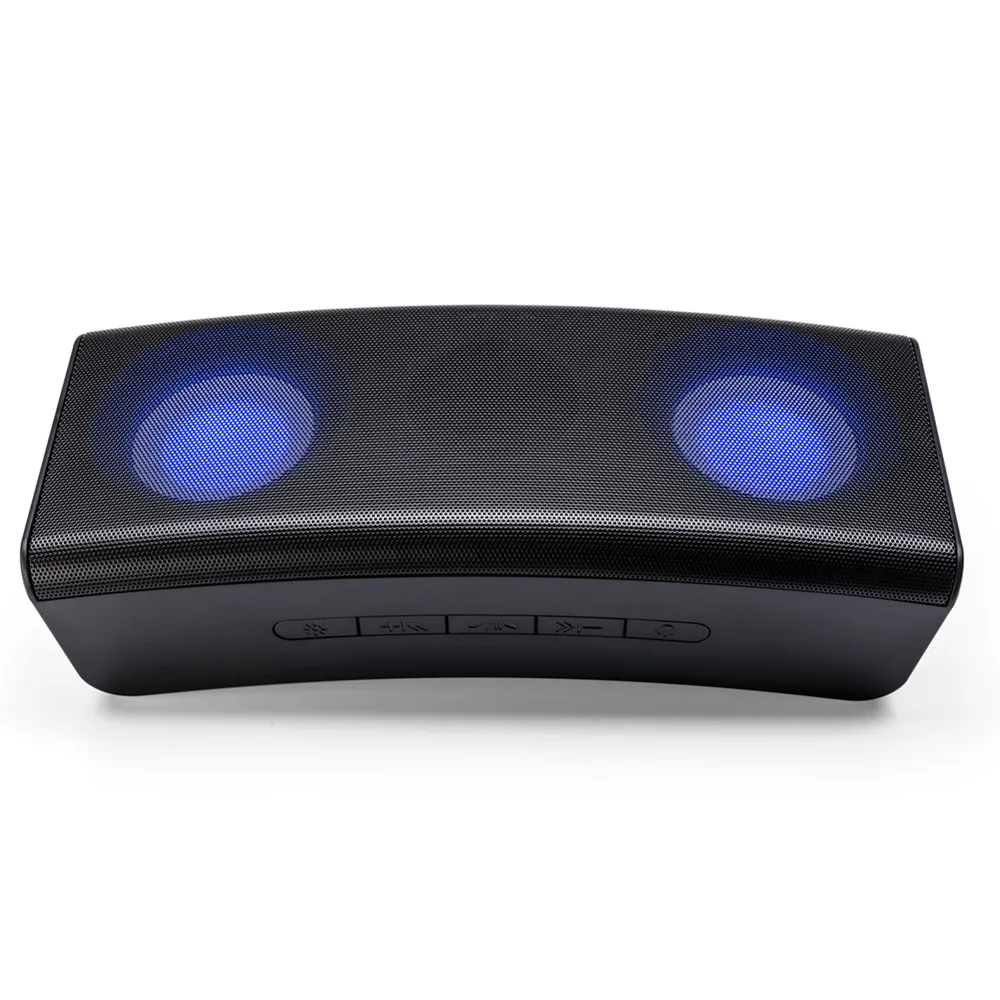 HYASIA светодиодный Bluetooth 5 0 динамик Портативная колонка сабвуфер стерео звук