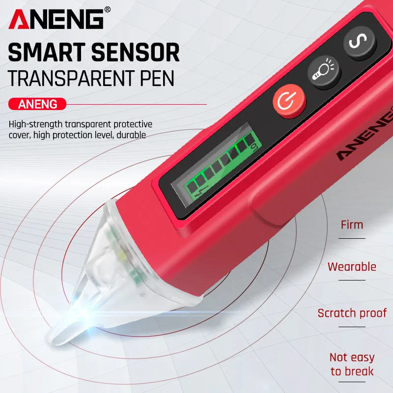 VC 1010 цифровой AC/DC Напряжение детекторы смарт-контактный Тестер Пера метр 12-1000V