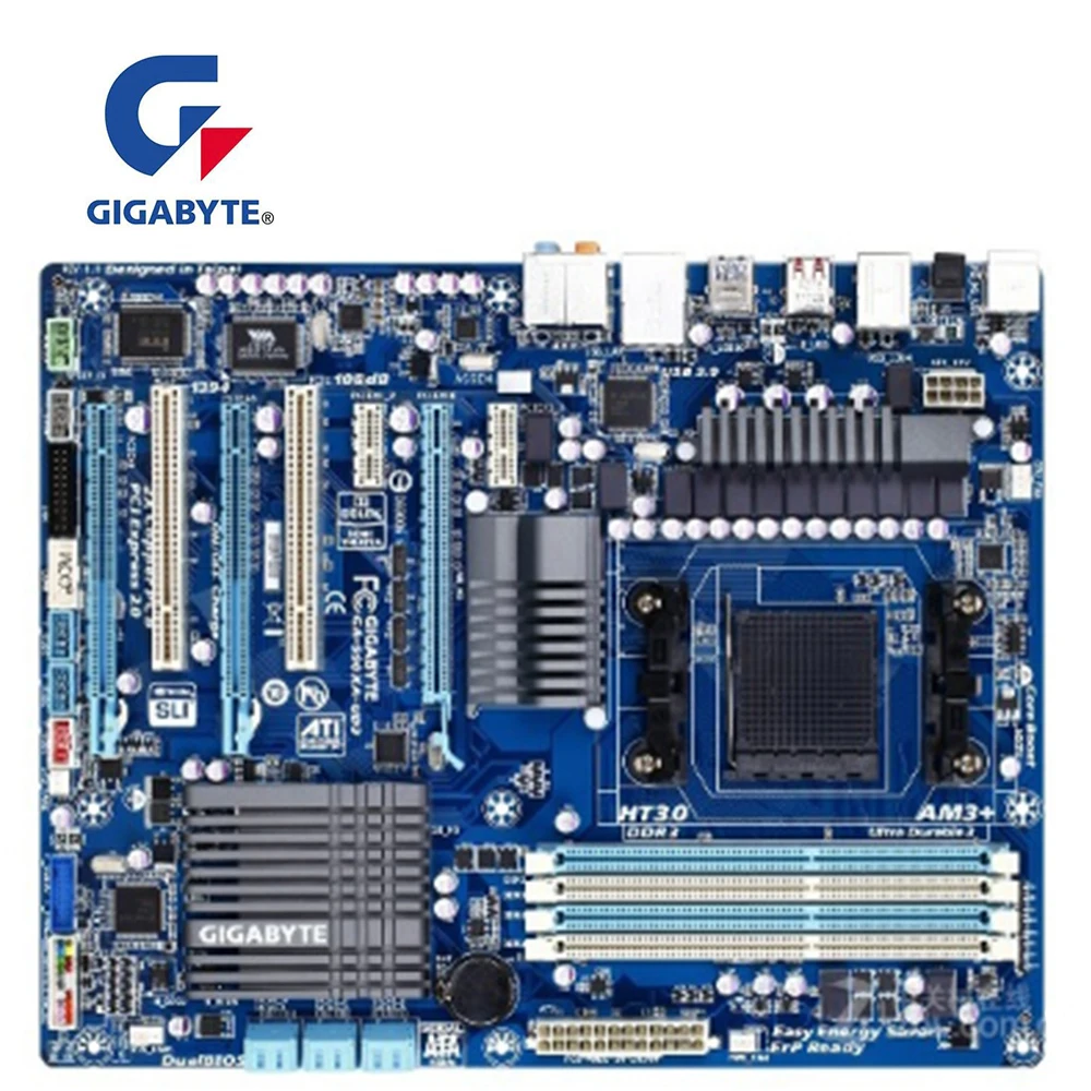 Материнская плата для GIGABYTE GA 990XA UD3 Socket AM3 AMD 990FX 990X оригинальная б/у материнская