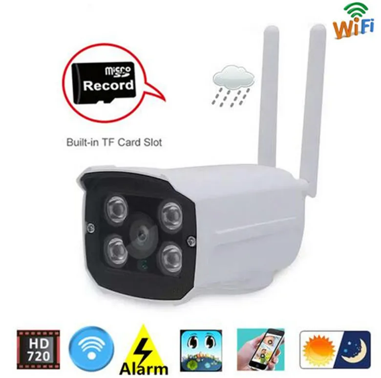 960 P HD 1.3MP Беспроводной CCTV IP Камера Мини Пуля WI FI IRCUT Открытый водонепроницаемый