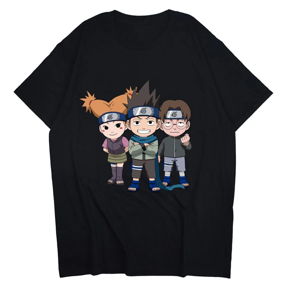 

Hand-Painted Printing Men's Couple Cotton T-Shirt Anime Cartoon Character Shirt Novelty Fashion Round Neck Summer