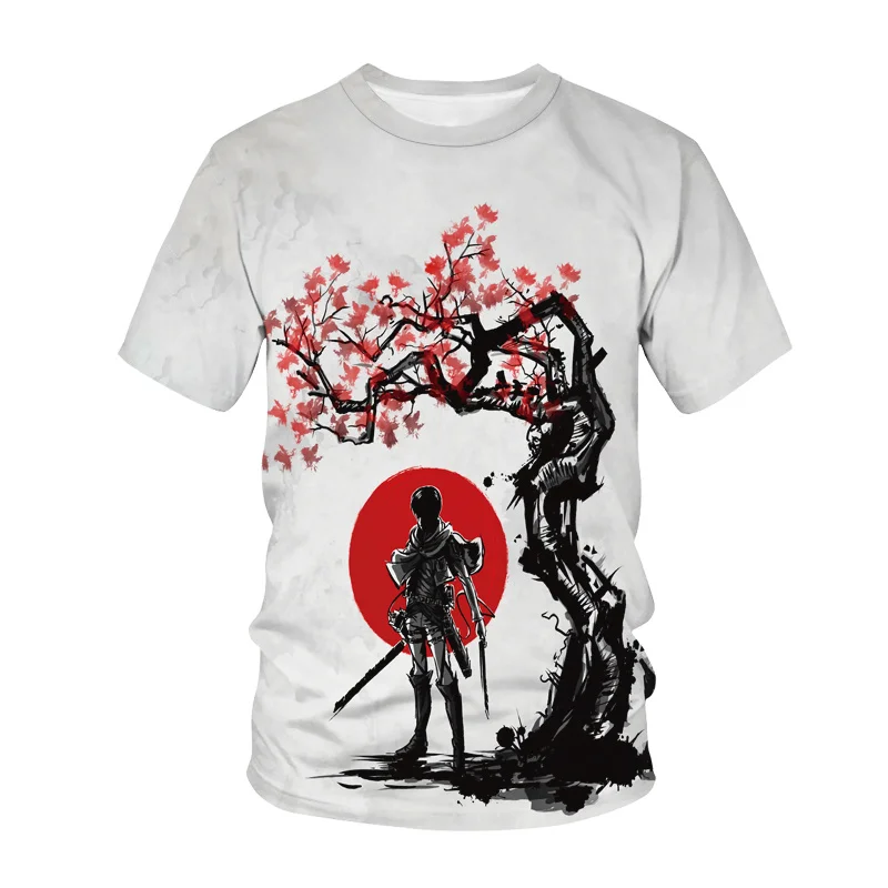 

Attack On Titan T-Shirt Anime 3D Printed Streetwear Men Women Fashion CrewNeck T Shirt Harajuku Cosplay Tees Tops Unisex Tshirts