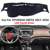 taijs factory new arrival 3colors polyester fibre car dashboard cover for hyundai creta 2017 2018 left hand drive