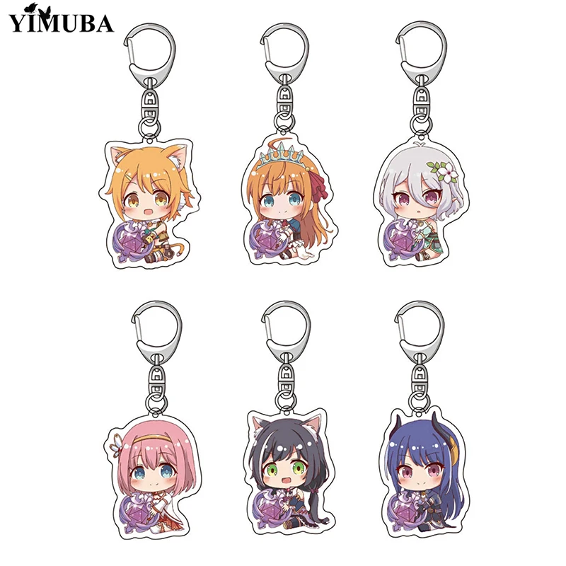 Милый брелок для ключей Принцесса из аниме Подключение Re:Dive Eustiana von Astraea Kusano Yui