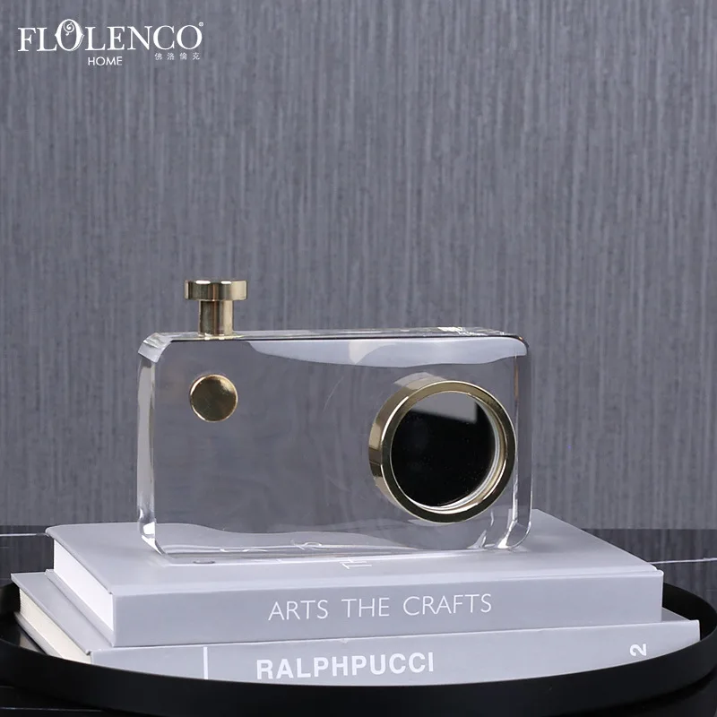 

Nordic творческих K9 с украшением в виде кристаллов украшение в виде камеры дома моды гостиная модель номер мягкая настольные украшения