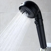 1 set pulse belt spray gun handheld nozzle shower head four functions shower head with filter hand spray bathroom fixture 2021