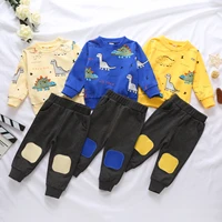 2021 fashion kids clothes toddler boys clothes sets sweatshirtpants 2pieces children clothing baby boys clothes 1 2 3 4 years