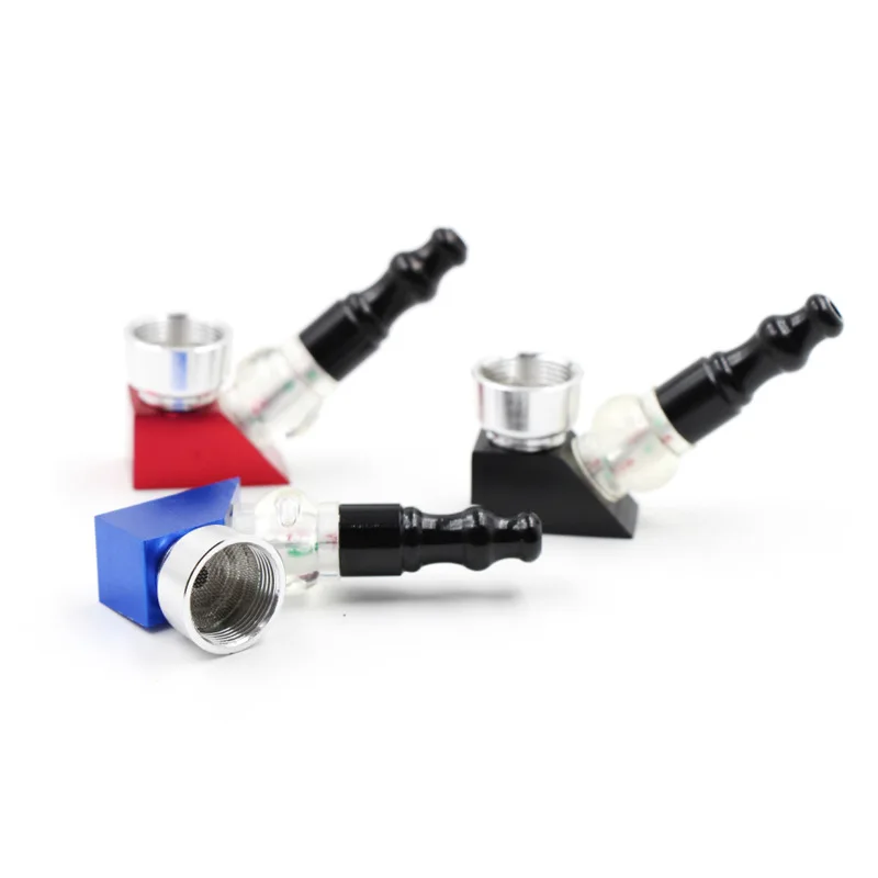 Металлические маленькие портативные курительные трубки для курения табака SWSMOK